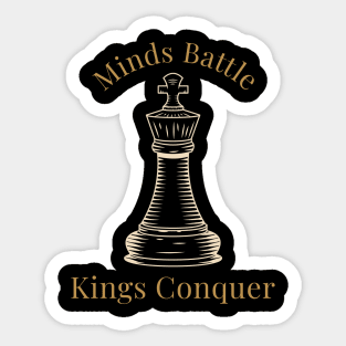 Chess Minds battle kings conquer Sticker